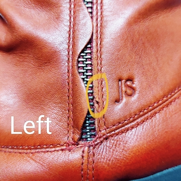 Josef Seibel Stylish Carmine Red Leather Slouch Boots Women's Sz EU 38, US 7-7.5 - Picture 14 of 15